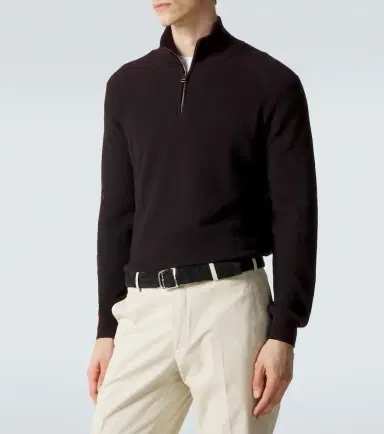 Brioni Cashmere and wool half-zip sweater | Thumbnail 4 Brioni Cashmere and wool half-zip sweater | Thumbnail 4