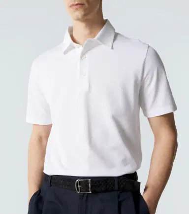Brioni Cotton piqué polo shirt | Thumbnail 3 Brioni Cotton piqué polo shirt | Thumbnail 3