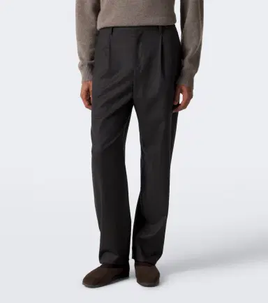 AGNONA Wool pleated straight pants | Thumbnail 3 AGNONA Wool pleated straight pants | Thumbnail 3