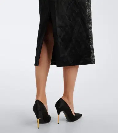 Erdem Embroidered wool-blend midi dress | Thumbnail 5 Erdem Embroidered wool-blend midi dress | Thumbnail 5