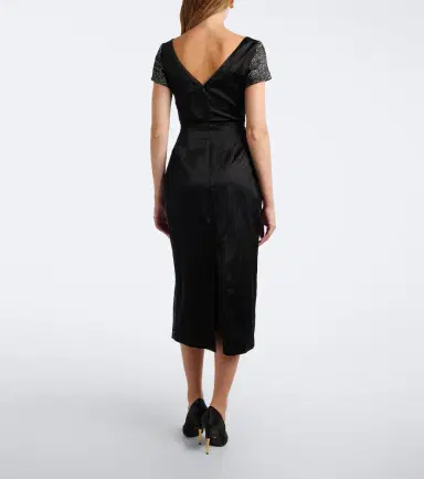 Erdem Embroidered wool-blend midi dress | Thumbnail 6 Erdem Embroidered wool-blend midi dress | Thumbnail 6