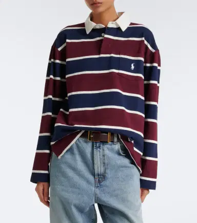 Polo Ralph Lauren Striped cotton jersey polo shirt | Thumbnail 4 Polo Ralph Lauren Striped cotton jersey polo shirt | Thumbnail 4