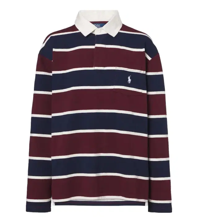 Striped cotton jersey polo shirt Striped cotton jersey polo shirt