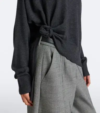 Magda Butrym Draped wool sweater | Thumbnail 3 Magda Butrym Draped wool sweater | Thumbnail 3