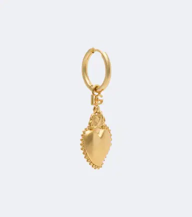Dolce & Gabbana Sacro Cuore DG embellished hoop earrings | Thumbnail 2 Dolce & Gabbana Sacro Cuore DG embellished hoop earrings | Thumbnail 2