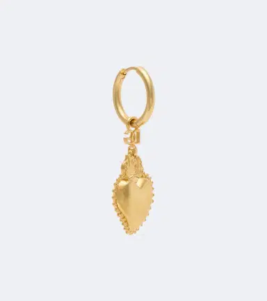 Dolce & Gabbana Sacro Cuore DG embellished hoop earrings | Thumbnail 3 Dolce & Gabbana Sacro Cuore DG embellished hoop earrings | Thumbnail 3