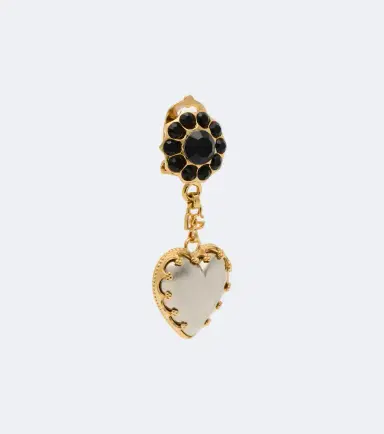 Dolce & Gabbana Sacro Cuore embellished clip-on earrings | Thumbnail 2 Dolce & Gabbana Sacro Cuore embellished clip-on earrings | Thumbnail 2