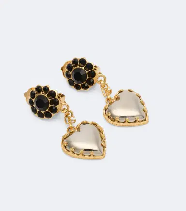 Dolce & Gabbana Sacro Cuore embellished clip-on earrings | Thumbnail 3 Dolce & Gabbana Sacro Cuore embellished clip-on earrings | Thumbnail 3