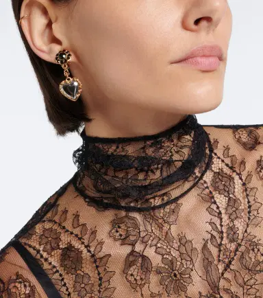 Dolce & Gabbana Sacro Cuore embellished clip-on earrings | Thumbnail 5 Dolce & Gabbana Sacro Cuore embellished clip-on earrings | Thumbnail 5