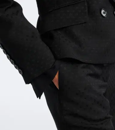 Nina Ricci Jacquard wool-blend double-breasted blazer | Thumbnail 3 Nina Ricci Jacquard wool-blend double-breasted blazer | Thumbnail 3