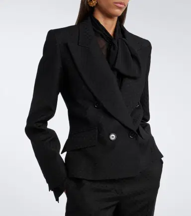 Nina Ricci Jacquard wool-blend double-breasted blazer | Thumbnail 5 Nina Ricci Jacquard wool-blend double-breasted blazer | Thumbnail 5