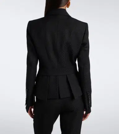 Nina Ricci Jacquard wool-blend double-breasted blazer | Thumbnail 6 Nina Ricci Jacquard wool-blend double-breasted blazer | Thumbnail 6