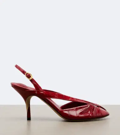 Jacquemus Poisson leather peep-toe pumps | Thumbnail 2 Jacquemus Poisson leather peep-toe pumps | Thumbnail 2