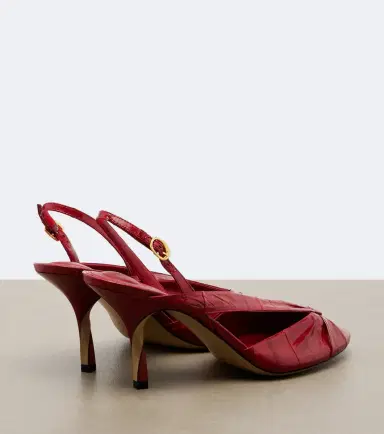 Jacquemus Poisson leather peep-toe pumps | Thumbnail 3 Jacquemus Poisson leather peep-toe pumps | Thumbnail 3