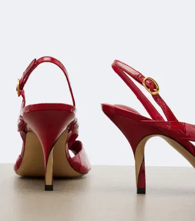 Jacquemus Poisson leather peep-toe pumps | Thumbnail 4 Jacquemus Poisson leather peep-toe pumps | Thumbnail 4