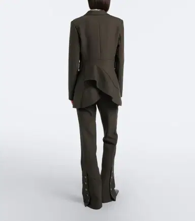 Proenza Schouler Althea wool-blend flared pants | Thumbnail 4 Proenza Schouler Althea wool-blend flared pants | Thumbnail 4
