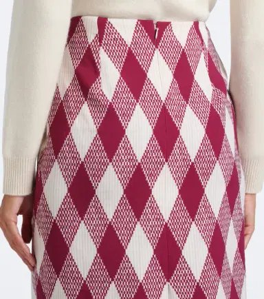 Oscar de la Renta Argyle wool-blend pencil skirt | Thumbnail 5 Oscar de la Renta Argyle wool-blend pencil skirt | Thumbnail 5