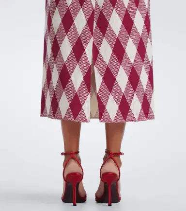 Oscar de la Renta Argyle wool-blend pencil skirt | Thumbnail 6 Oscar de la Renta Argyle wool-blend pencil skirt | Thumbnail 6