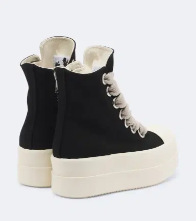 Rick Owens DRKSHDW Jumbolace canvas sneakers | Thumbnail 2 Rick Owens DRKSHDW Jumbolace canvas sneakers | Thumbnail 2