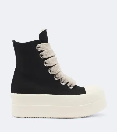 Rick Owens DRKSHDW Jumbolace canvas sneakers | Thumbnail 3 Rick Owens DRKSHDW Jumbolace canvas sneakers | Thumbnail 3