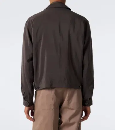 Lemaire Silk-blend blouson jacket | Thumbnail 3 Lemaire Silk-blend blouson jacket | Thumbnail 3