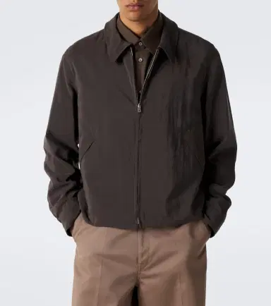 Lemaire Silk-blend blouson jacket | Thumbnail 7 Lemaire Silk-blend blouson jacket | Thumbnail 7
