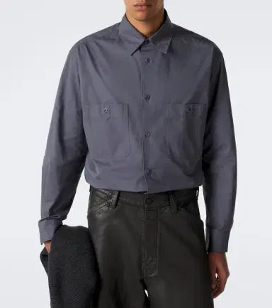 Lemaire Cotton twill shirt | Thumbnail 4 Lemaire Cotton twill shirt | Thumbnail 4