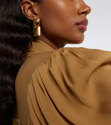 Déhanche Déhanche Signet Stone Tiger's Eye 18kt gold-plated earrings | Thumbnail 5 Déhanche Déhanche Signet Stone Tiger's Eye 18kt gold-plated earrings | Thumbnail 5