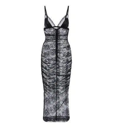 Dolce & Gabbana Sheer lace midi dress | Thumbnail 1 Dolce & Gabbana Sheer lace midi dress | Thumbnail 1