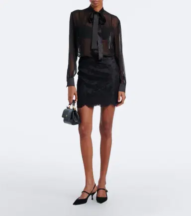Dolce & Gabbana Lace mini skirt | Thumbnail 2 Dolce & Gabbana Lace mini skirt | Thumbnail 2