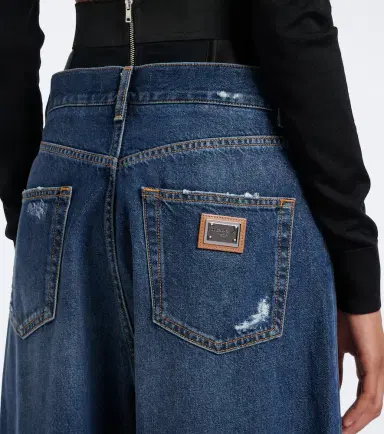 Dolce & Gabbana Distressed wide-leg jeans | Thumbnail 4 Dolce & Gabbana Distressed wide-leg jeans | Thumbnail 4