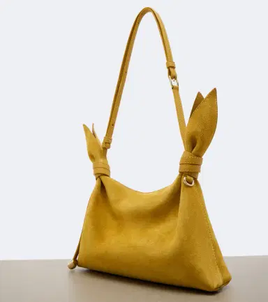 Loewe Scarf Mini suede shoulder bag | Thumbnail 2 Loewe Scarf Mini suede shoulder bag | Thumbnail 2