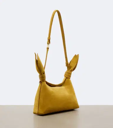 Loewe Scarf Mini suede shoulder bag | Thumbnail 3 Loewe Scarf Mini suede shoulder bag | Thumbnail 3