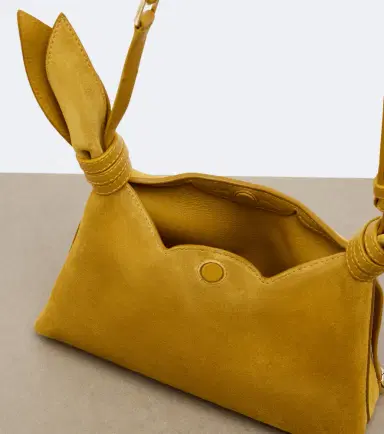 Loewe Scarf Mini suede shoulder bag | Thumbnail 4 Loewe Scarf Mini suede shoulder bag | Thumbnail 4