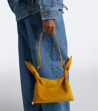 Loewe Scarf Mini suede shoulder bag | Thumbnail 5 Loewe Scarf Mini suede shoulder bag | Thumbnail 5