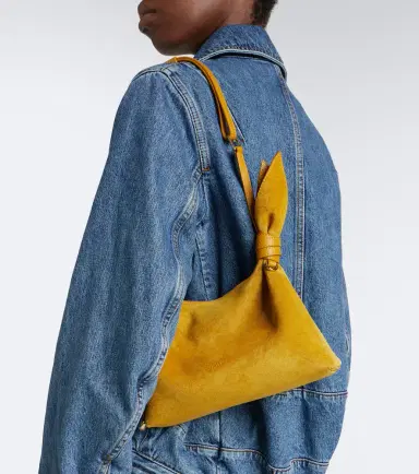Loewe Scarf Mini suede shoulder bag | Thumbnail 7 Loewe Scarf Mini suede shoulder bag | Thumbnail 7