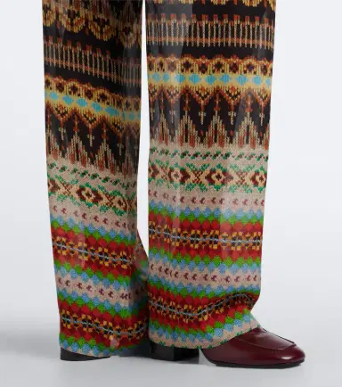 Dries Van Noten Printed layered wide-leg pants | Thumbnail 5 Dries Van Noten Printed layered wide-leg pants | Thumbnail 5