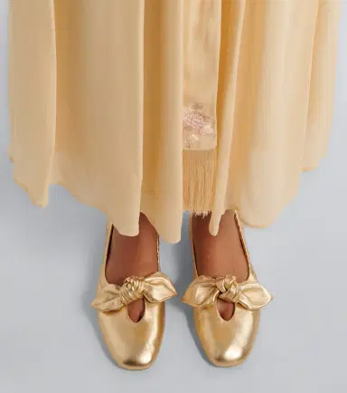 Zimmermann Carousel metallic leather ballet flats | Thumbnail 6 Zimmermann Carousel metallic leather ballet flats | Thumbnail 6