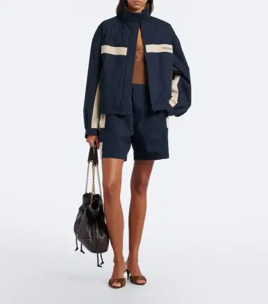 Saint Laurent Cassandre cotton shorts | Thumbnail 4 Saint Laurent Cassandre cotton shorts | Thumbnail 4