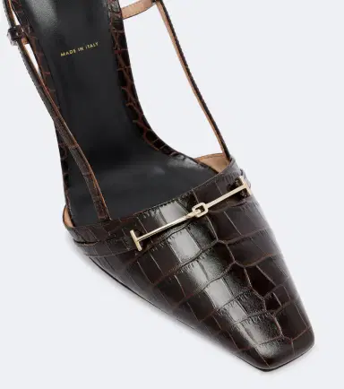 Tom Ford Croc-effect leather slingback pumps | Thumbnail 2 Tom Ford Croc-effect leather slingback pumps | Thumbnail 2