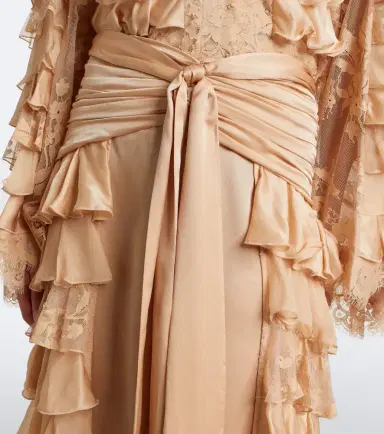 Zimmermann Valiant ruffled silk chiffon wide-leg pants | Thumbnail 3 Zimmermann Valiant ruffled silk chiffon wide-leg pants | Thumbnail 3