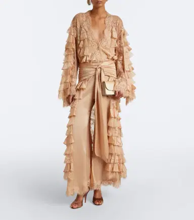 Zimmermann Valiant ruffled silk chiffon wide-leg pants | Thumbnail 4 Zimmermann Valiant ruffled silk chiffon wide-leg pants | Thumbnail 4