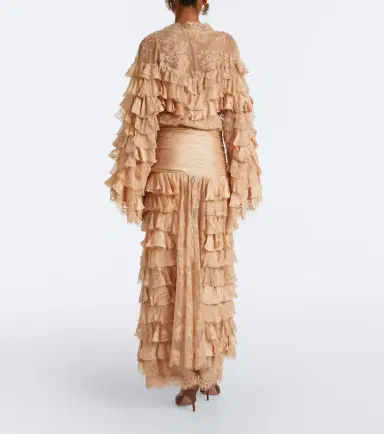 Zimmermann Valiant ruffled silk chiffon wide-leg pants | Thumbnail 5 Zimmermann Valiant ruffled silk chiffon wide-leg pants | Thumbnail 5