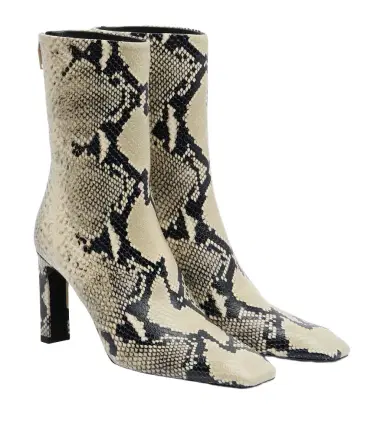 TOTEME Snake-effect leather ankle boots | Thumbnail 1 TOTEME Snake-effect leather ankle boots | Thumbnail 1