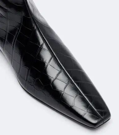 TOTEME Croc-effect leather ankle boots | Thumbnail 2 TOTEME Croc-effect leather ankle boots | Thumbnail 2