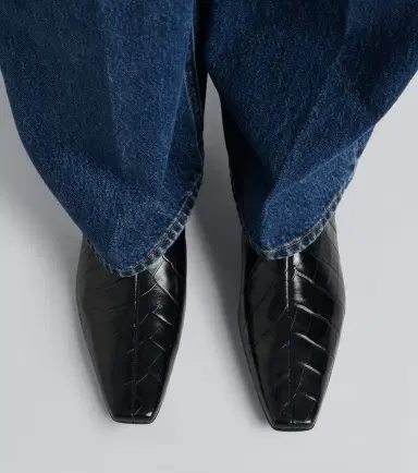 TOTEME Croc-effect leather ankle boots | Thumbnail 5 TOTEME Croc-effect leather ankle boots | Thumbnail 5