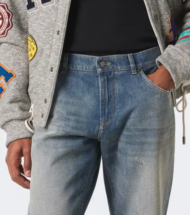 Dolce & Gabbana Distressed straight jeans | Thumbnail 4 Dolce & Gabbana Distressed straight jeans | Thumbnail 4