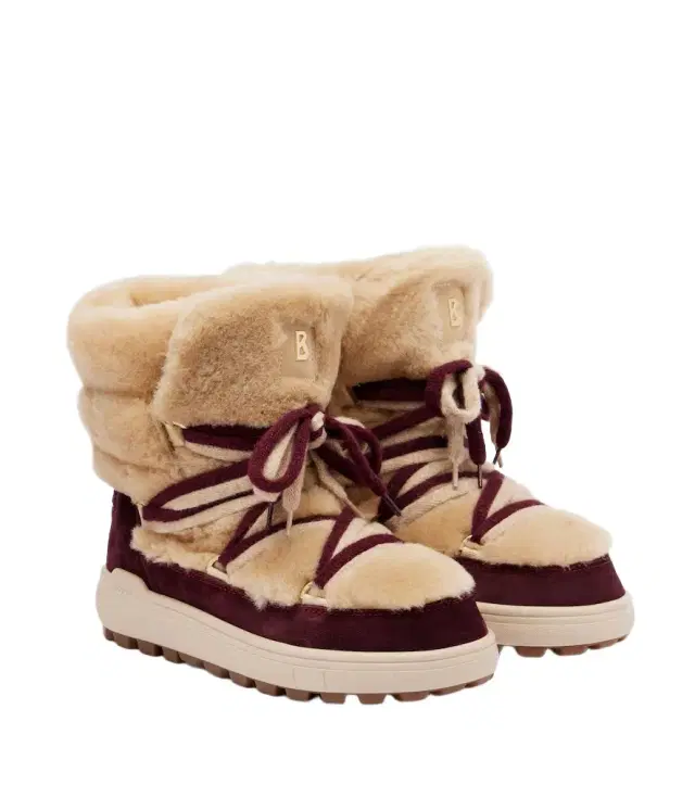 Chamonix shearling and suede snow boots Chamonix shearling and suede snow boots