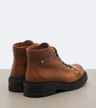 Miu Miu Leather lace-up boots | Thumbnail 4 Miu Miu Leather lace-up boots | Thumbnail 4