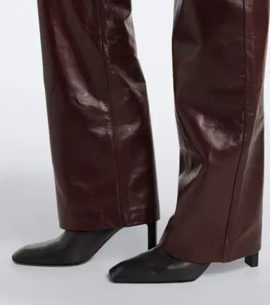 Nili Lotan Joan leather flared pants | Thumbnail 5 Nili Lotan Joan leather flared pants | Thumbnail 5